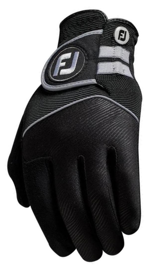 Footjoy RainGrip golfhandske herr, svart