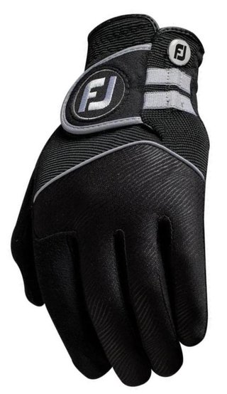Footjoy RainGrip golfhandske herr, svart