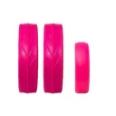 JuCad tires - 2 bakhjul, 1 framhjul, rosa