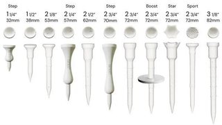 Lignum Lignum Tee 72mm (2 3/4"), 10pack + disc