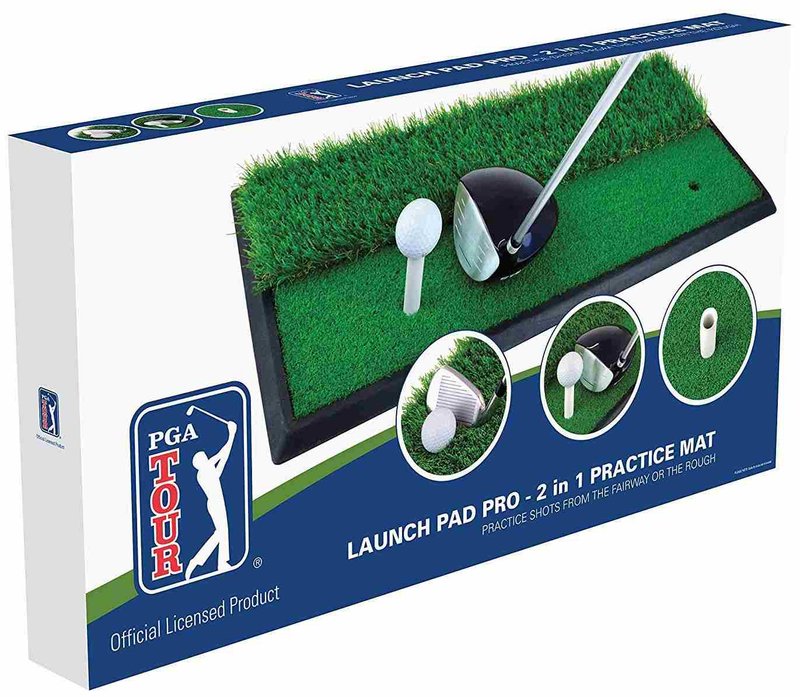 PGA Tour Launch Pad Pro 2 in 1 Hitting/Practice Mat