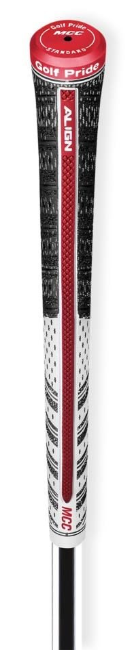 Golf Pride MCC Align grip, standard, vit/röd/svart