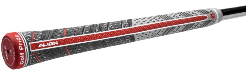 Golf Pride MultiCompound Plus4 ALIGN grip, grå, STANDARD
