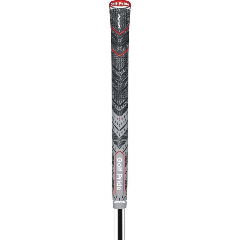 Golf Pride MCC Plus4 ALIGN grip, MIDSIZE, grå