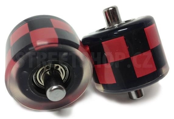 Heelys FATS Checks Wheel Kit, ABEC5, black/red