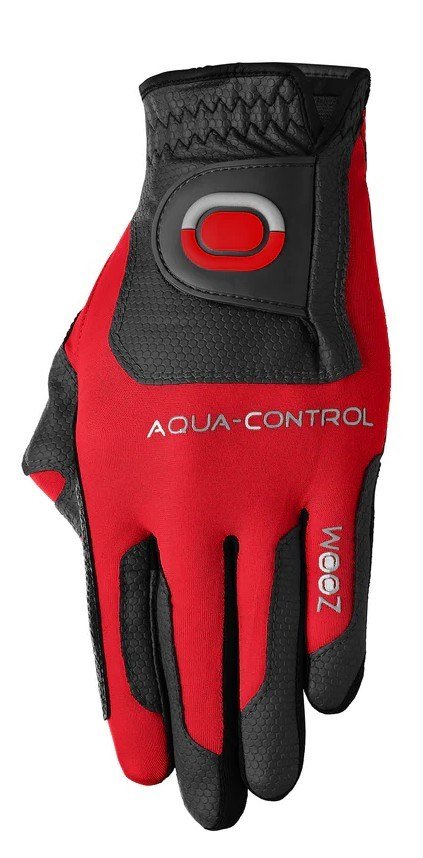 Zoom Zoom Aqua Control herr golfhandske, röd