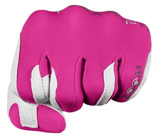 Zoom Zoom Weather dam golfhandske, vit/fuchsia
