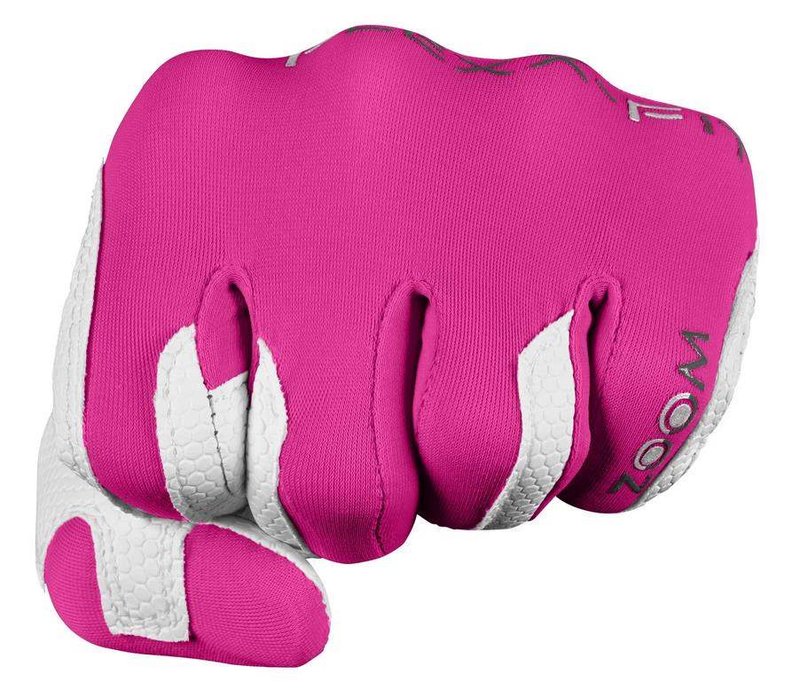 Zoom Zoom Weather dam golfhandske, vit/fuchsia