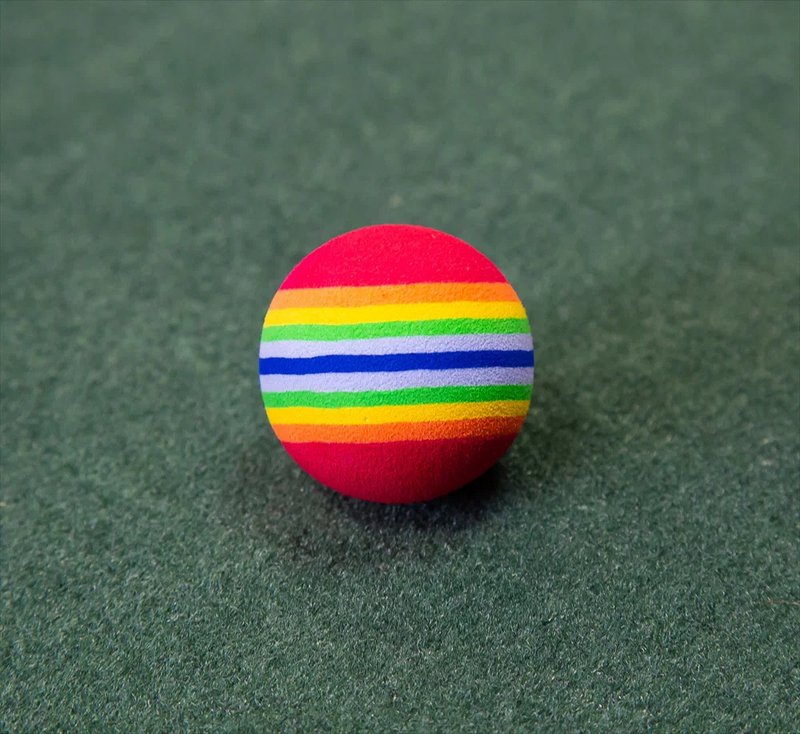 Longridge Multi-Coloured Foam Balls golfbollar