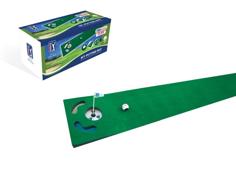 PGA Tour 6ft Putting Mat and Guideball