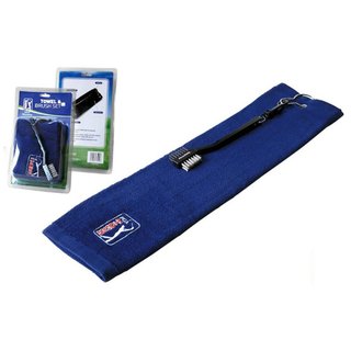 PGA Tour Golf Towel and Club Brush Set, mörkblå