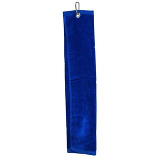 Longridge Blank Luxury Three Fold golfhandduk, blå