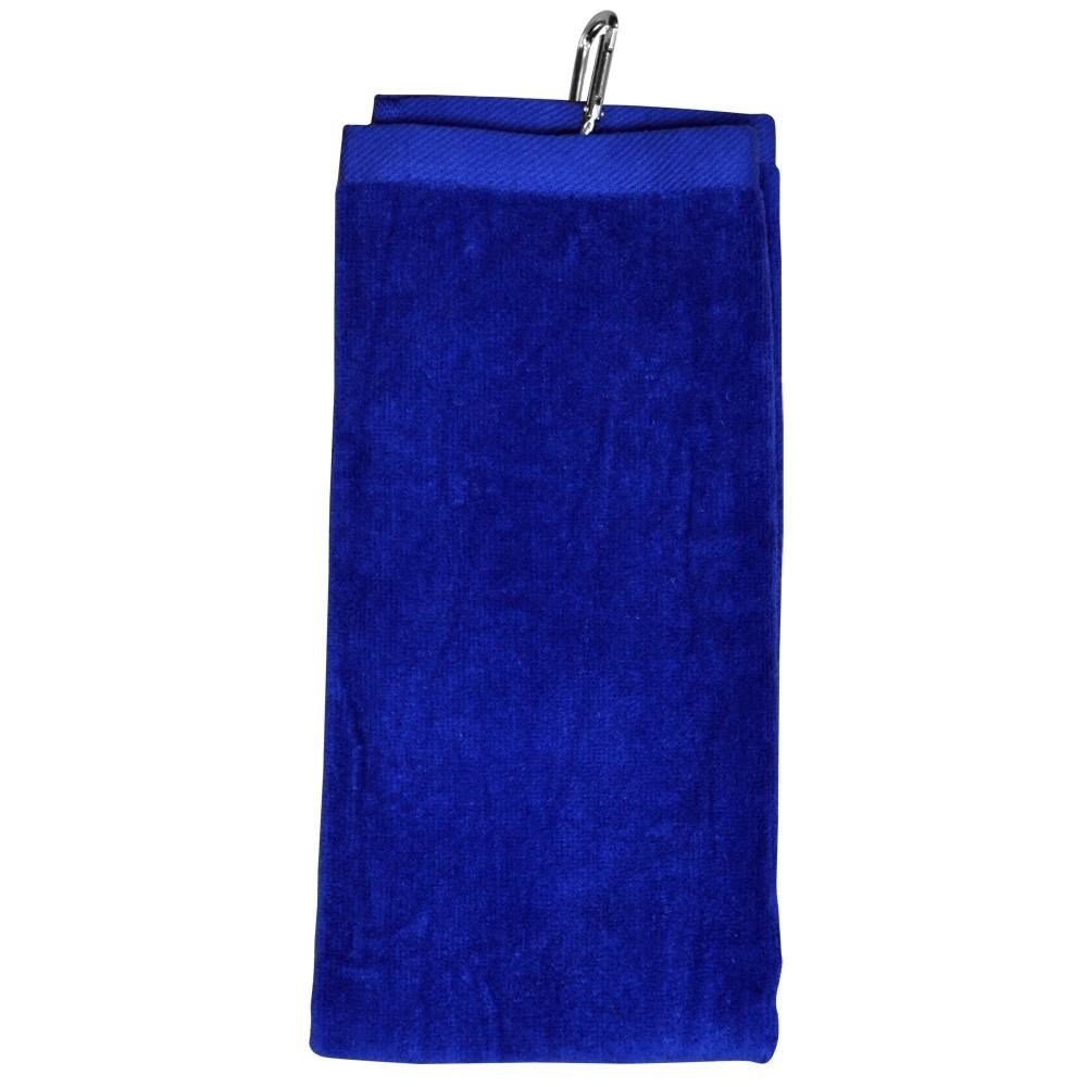 Longridge Blank Luxury Three Fold golfhandduk, blå