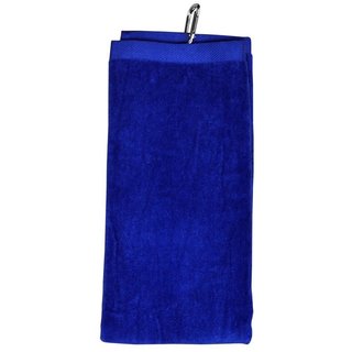 Longridge Blank Luxury Three Fold golfhandduk, blå