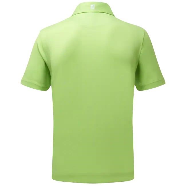 FootJoy Stretch Pique Solid herr polo, lime