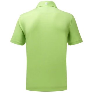 FootJoy Stretch Pique Solid herr polo, lime