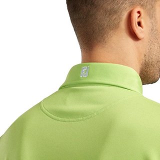 FootJoy Stretch Pique Solid herr polo, lime