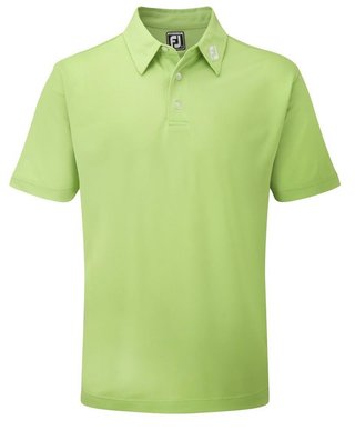 FootJoy Stretch Pique Solid herr polo, lime