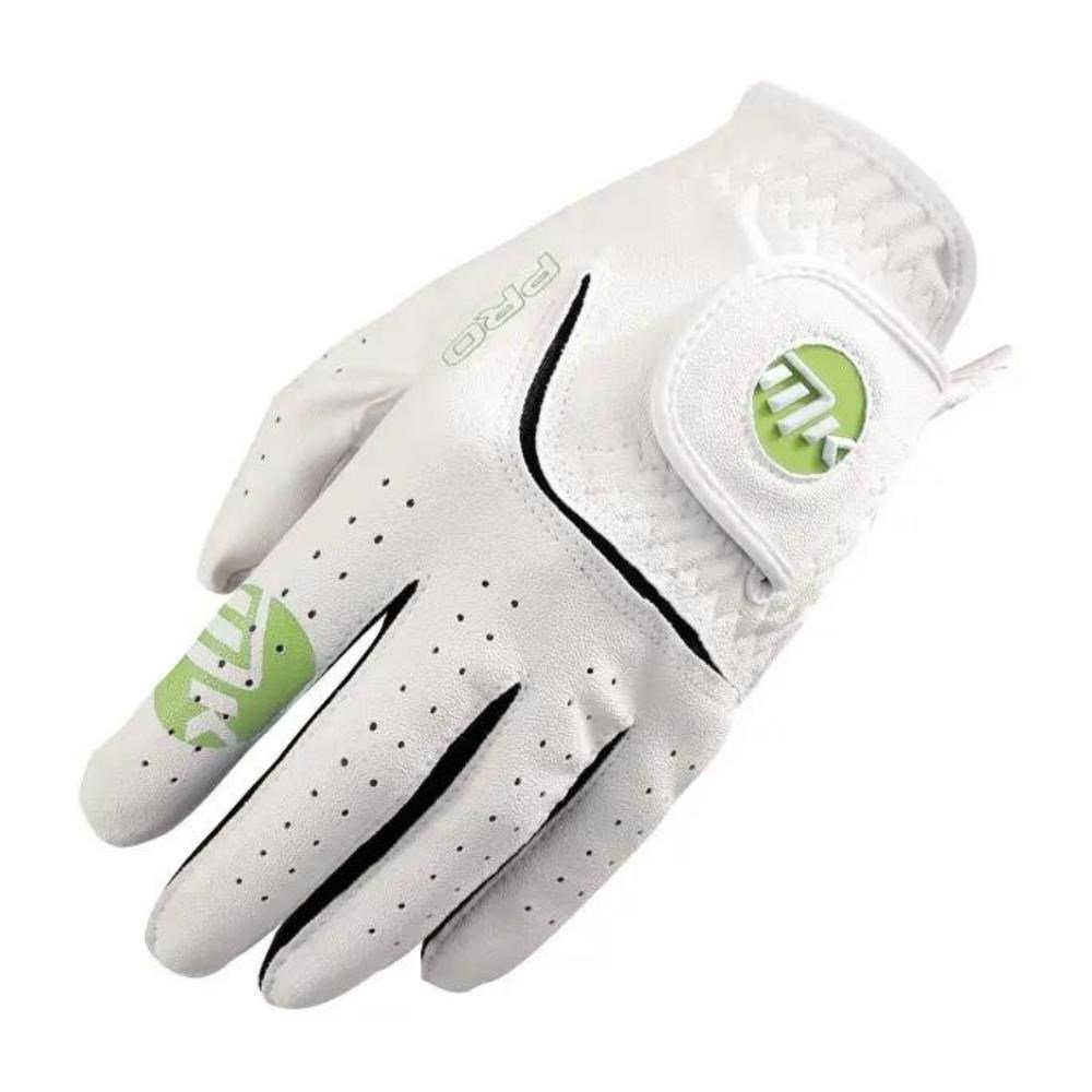 MKids MKids All Weather junior golfhandske, vit/lime