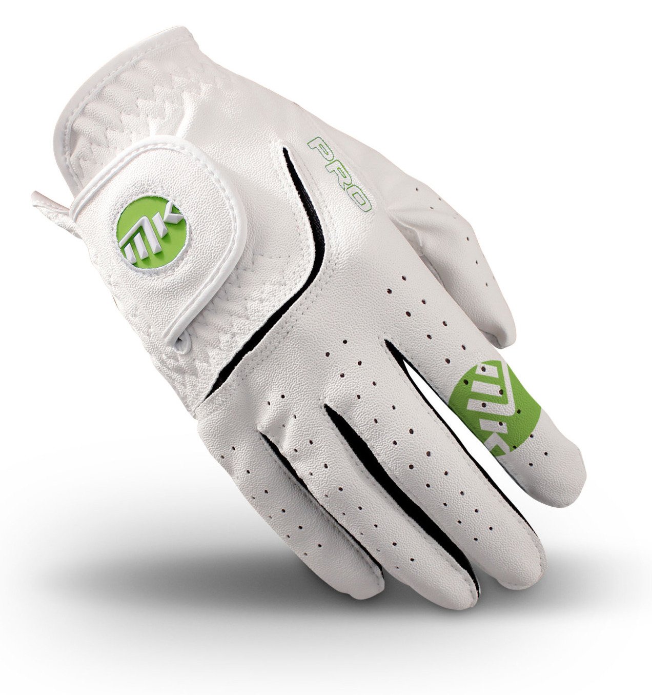 MKids MKids All Weather junior golfhandske, vit/lime
