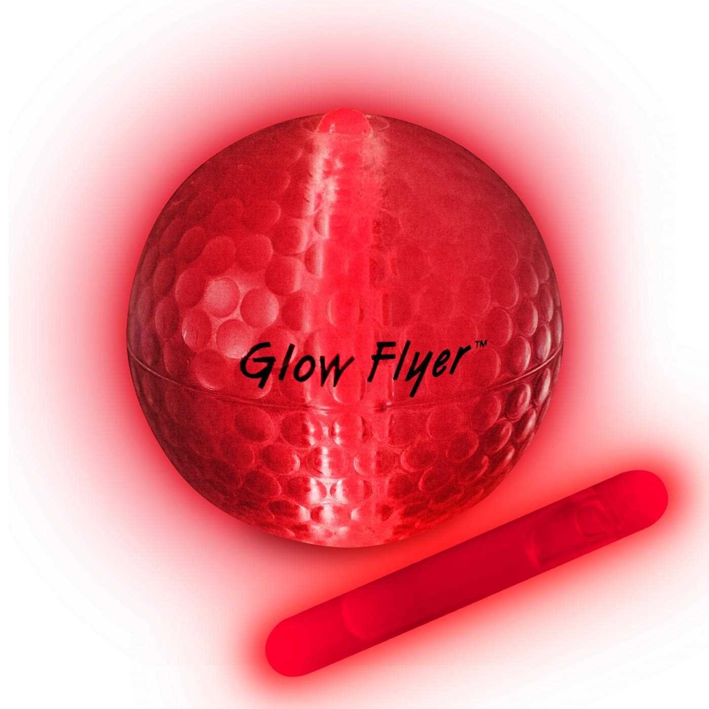 Masters Glow Flyer golfbollar, röda