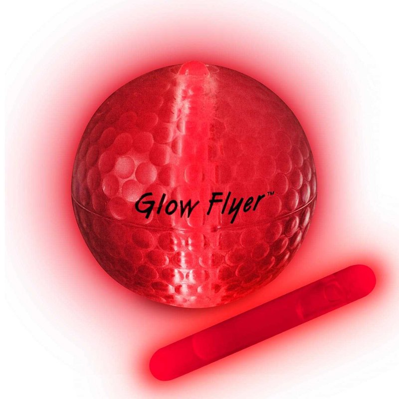 Masters Glow Flyer golfbollar, röda