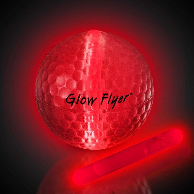 Masters Glow Flyer golfbollar, röda