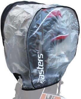 Masters Raincover with Zip, svart/transparent