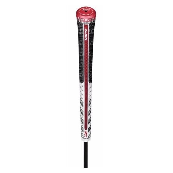 Golf Pride MCC Classic Align grip, MIDSIZE, vit/röd/svart
