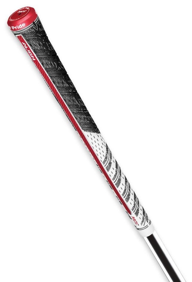 Golf Pride MCC Classic Align grip, MIDSIZE, vit/röd/svart