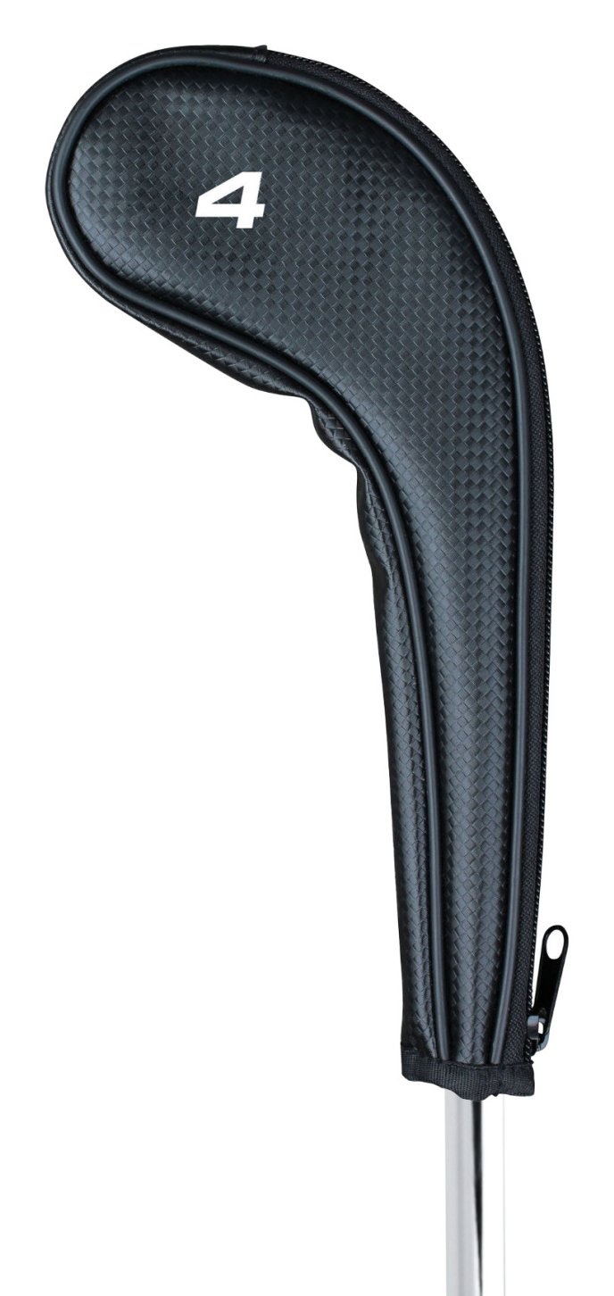 Masters Golf Deluxe Graph Iron Cover 4-Sw järnskydd, svart