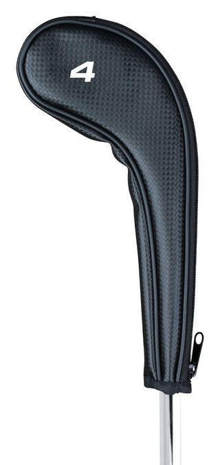 Masters Golf Deluxe Graph Iron Cover 4-Sw järnskydd, svart