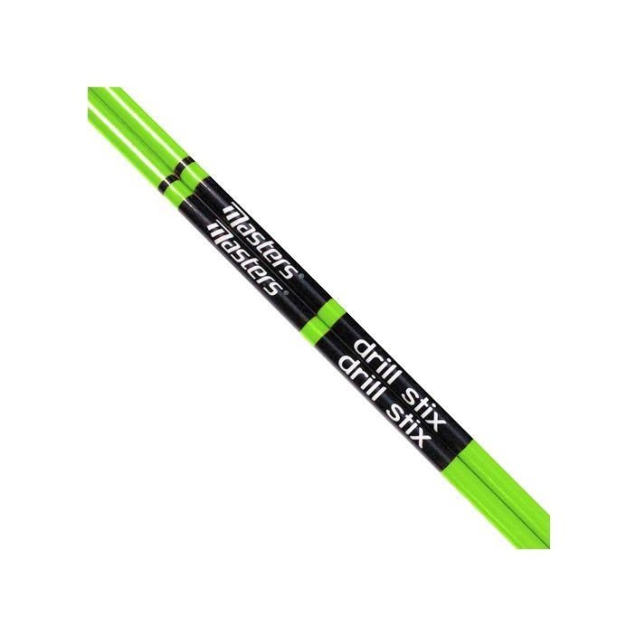 Masters Golf Masters Drill-Stix träningsriktningspinnar, 2-pack, limegrön