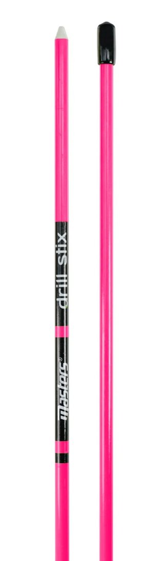Masters Golf Masters Drill-Stix träningsriktningspinnar, 2-pack, rosa