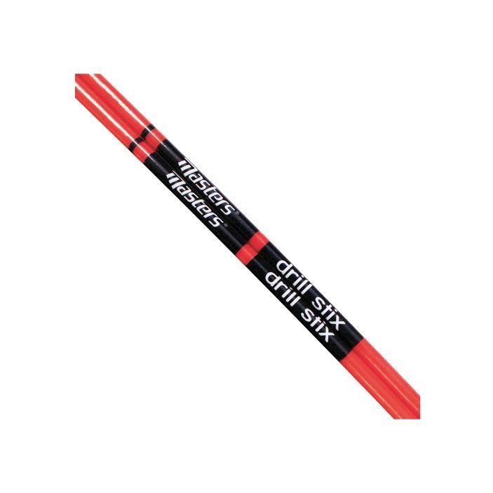 Masters Golf Masters Drill-Stix träningsriktningspinnar, 2-pack, röd