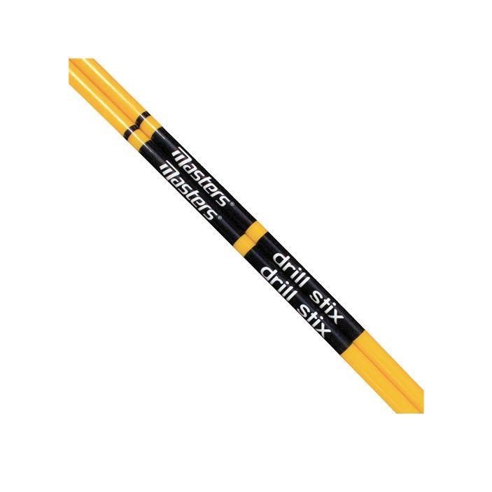 Masters Golf Masters Drill-Stix träningsriktningspinnar, 2-pack, gul