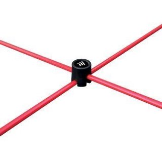 Masters Golf Masters Drill-Stix träningsriktningspinnar, 2-pack, gul