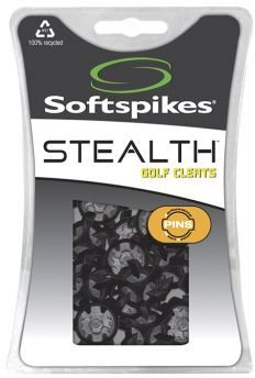 SoftSpikes Softspikes Stealth golfspikar, svart/silver, PINS (20st)
