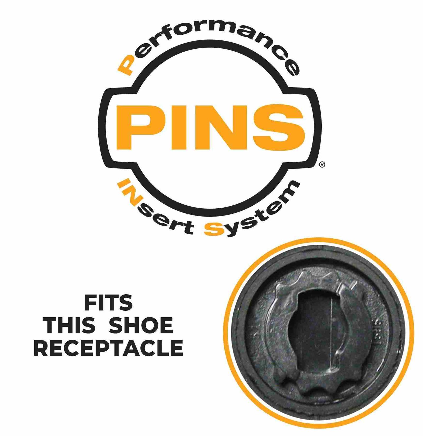 SoftSpikes Softspikes Stealth golfspikar, svart/silver, PINS (20st)