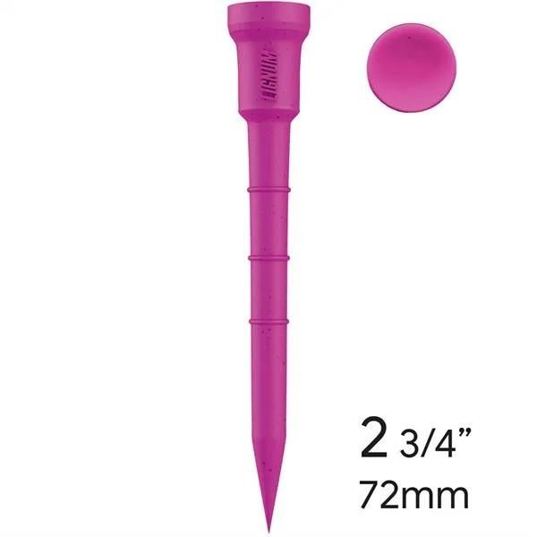 Lignum Tee 72mm (2 3/4") 12-pack, punchy pink