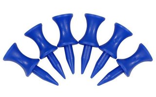 Masters Graduated Castle plastpinnar 37mm (1 1/2"), 30 tees, blå