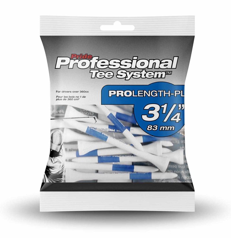 Pride Professional Tee System Prolength Plus Blue trätees 83mm (3 1/4"), 15st
