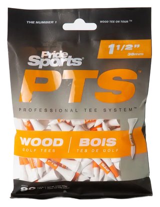 Pride Professional Tee System Prolength Mini Orange trägolftees 38mm 90-pack