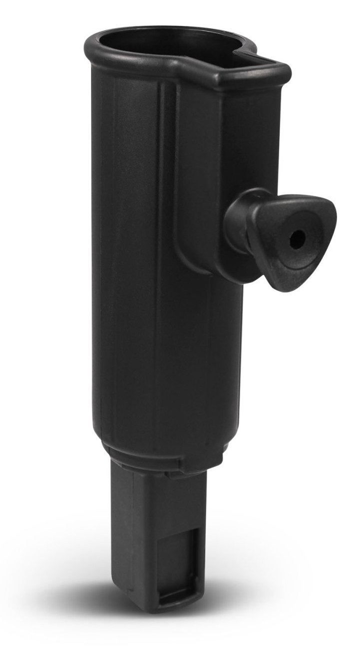 Masters Golf Umbrella Holder Extender tillbehör till vagn, svart