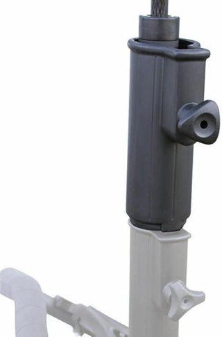 Masters Golf Umbrella Holder Extender tillbehör till vagn, svart