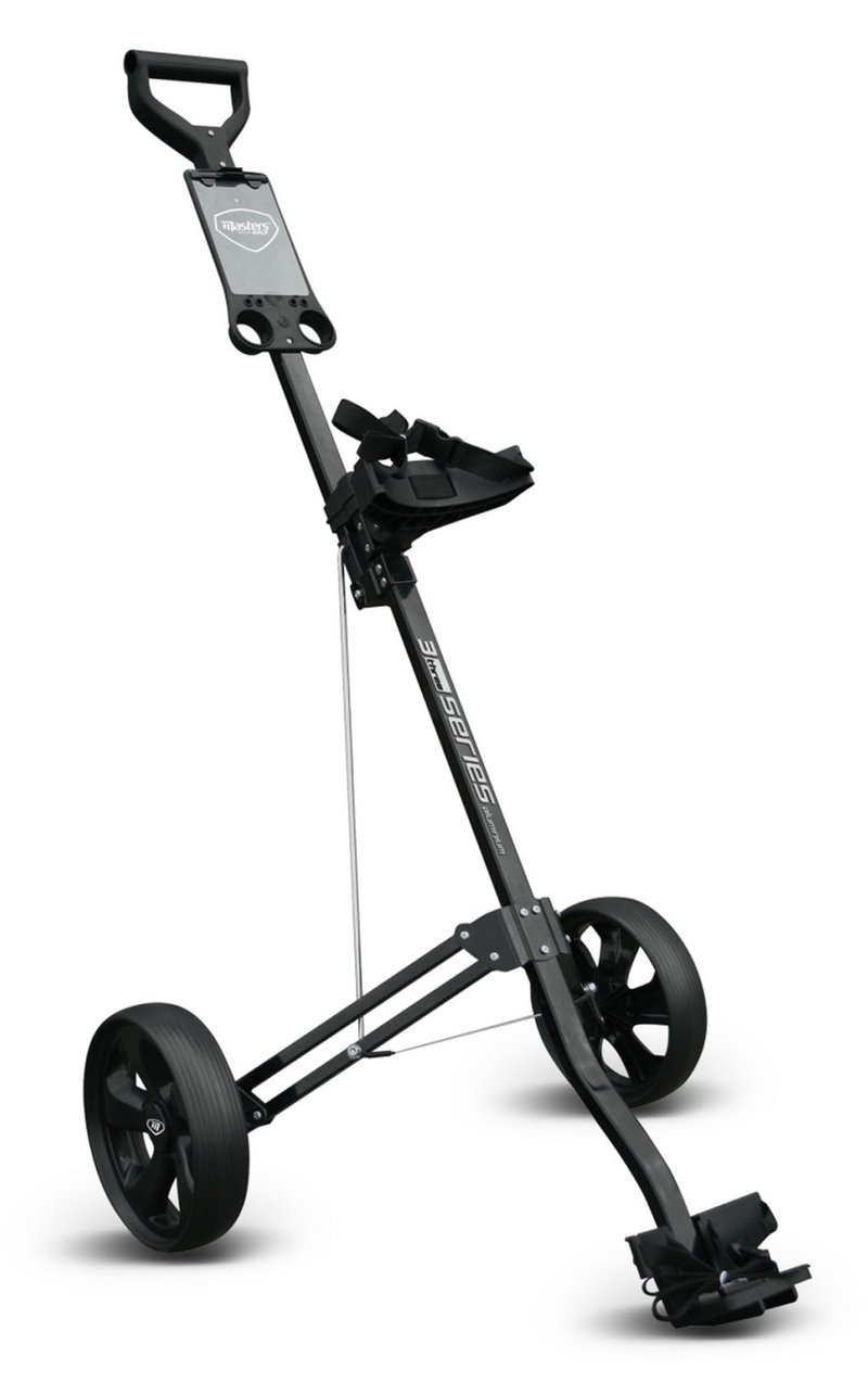 Masters Golf 3 Series Aluminium 2 Wheel dragvagn, svart