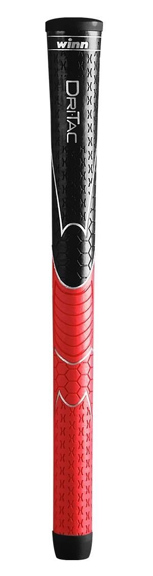 Winn Dri-Tac grip, svart/röd, standard