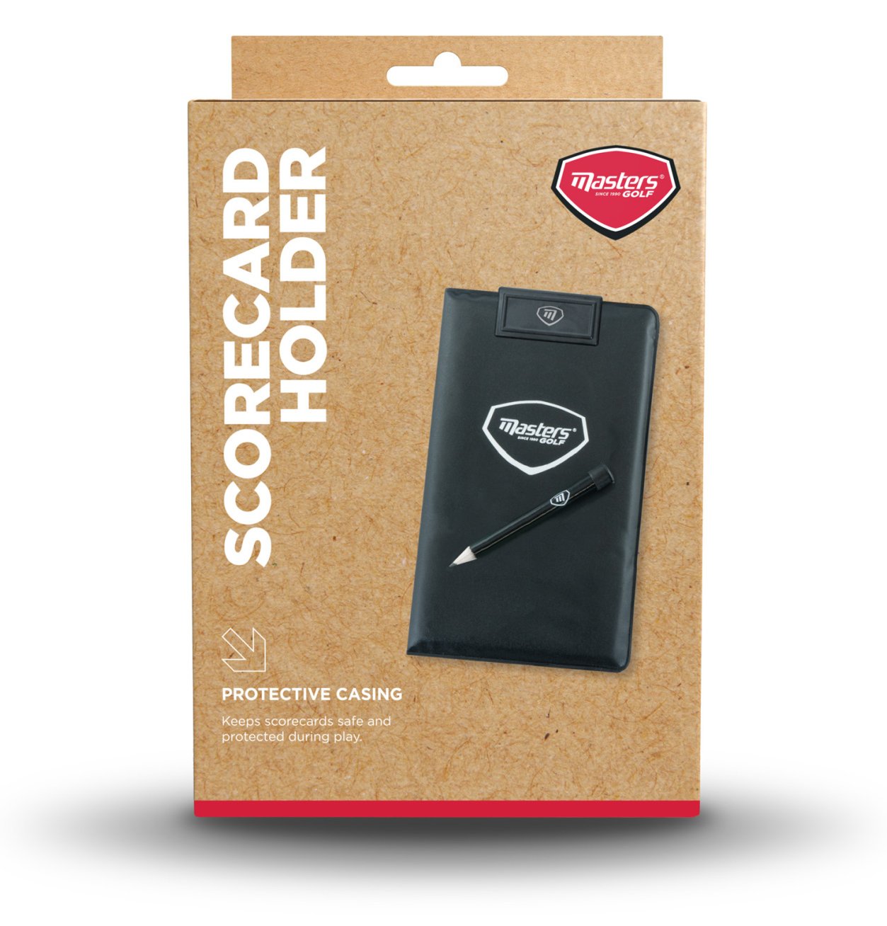 Masters Golf Score Card Holder, svart