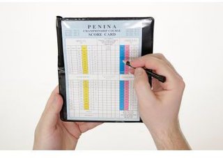 Masters Deluxe Score Card Holder