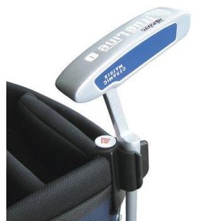 Masters Golf Putter Clip & Ball Marker, svart